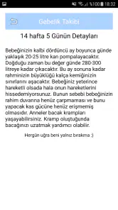 Gün Gün hamilelik Takibi screenshot