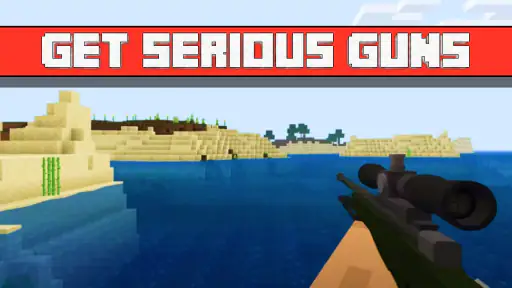 Gun Mod for Minecraft PE 1