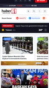 Haber 61 - Trabzon Haber screenshot