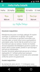 Hafta Hafta Gebelik Takibi screenshot