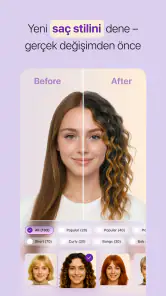 HairHunt: Yapay Zeka Saç screenshot