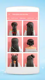 Hairstyles step by step 1