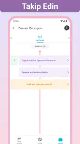 Hamilelik + | takip uygulaması screenshot