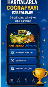 Haritalarla 2026 KPSS Coğrafya screenshot