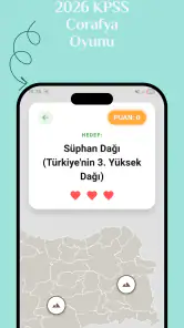 Haritalarla 2026 KPSS Coğrafya screenshot