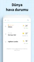 Hava Durumu Ekranı 7