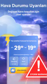 Hava Durumu - Radar, Widget screenshot