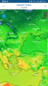 Hava tahmini uygulaması screenshot