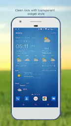 Hava ve saat Widget 3