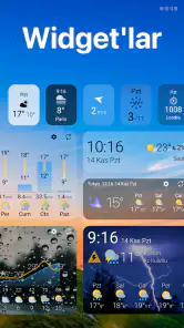 Hava ve Widget - Weawow screenshot