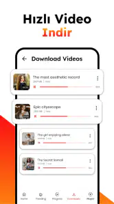 HD Video indirici ve Oynatıcı screenshot