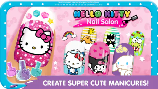 Hello Kitty Nail Salon 1