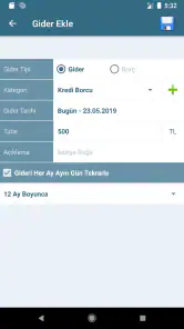 Hesap Kitap - Gelir ve Gider screenshot