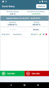Hesap Kitap - Gelir ve Gider screenshot