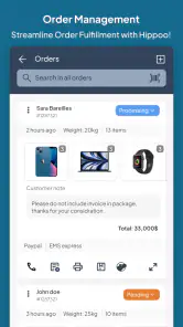 Hippoo Manager for WooCommerce screenshot