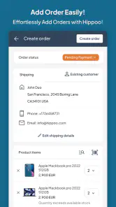 Hippoo Manager for WooCommerce screenshot