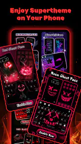 Horror Fun Smile Face Theme screenshot
