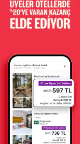 Hotels.com: Otel Rezervasyonu screenshot