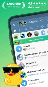iMe: Telegram için Messenger screenshot