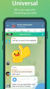 iMe: Telegram için Messenger screenshot