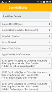 İSG Mevzuatı screenshot