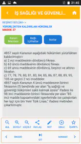 İSG Mevzuatı screenshot
