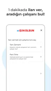 İşin Olsun: İş Bul & İlan ver screenshot