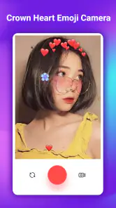 Kalpli Taç Emoji Kamerası screenshot