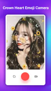Kalpli Taç Emoji Kamerası screenshot