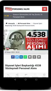 Kamu Personeli Alımı screenshot