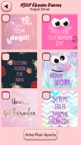 Kilit Ekranı Duvar Kağıdı Kiz screenshot