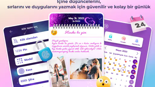 Kilitli Günlük Defter 7