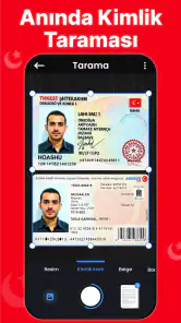Kimlik Kartı Tarayıcı - Tarama screenshot