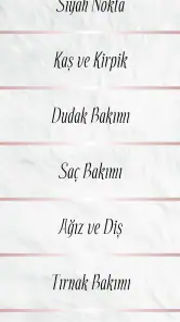 Kişisel Bakım screenshot