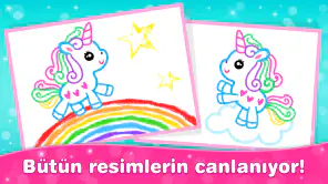 Kız oyunlar çocuk boyama oyunu screenshot