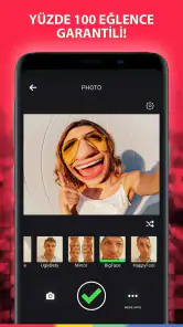 Komik kamera efektleri screenshot