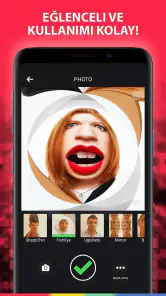 Komik kamera efektleri screenshot