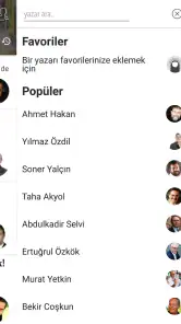 Köşe Yazıları ve Yazarlar screenshot