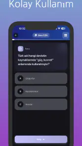 KPSS Tarih Soruları 2026 screenshot