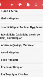Kuran-i Kerim, Hadis Kitapları screenshot
