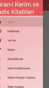 Kuran-i Kerim, Hadis Kitapları screenshot