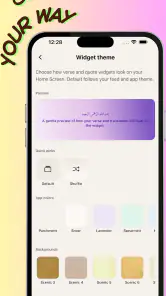 Kuran Widget: Günlük Ayetler screenshot