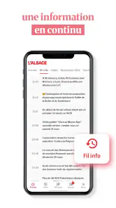L'Alsace : l'actu en direct screenshot