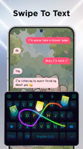 LED Klavye: Renkli Arka screenshot