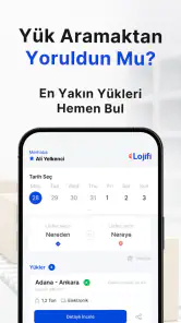 Lojifi: Yük ve Araç Platformu screenshot