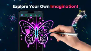 Magic Doodle: Glow Art Drawing screenshot