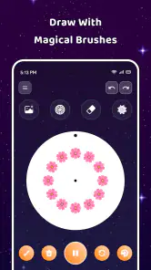 Magic Wheel - Spin Art Drawing screenshot