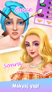 Makyaj ve giydirme oyunları screenshot