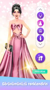 Makyaj ve giydirme oyunları screenshot