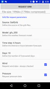 Marine Weather Pro| SailGrib screenshot